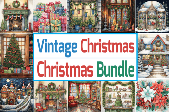 Bring Nostalgic Charm to Projects with a Vintage Christmas Bundle