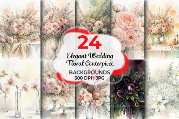 Elegant Wedding Floral Centerpiece: Timeless Botanical Beauty