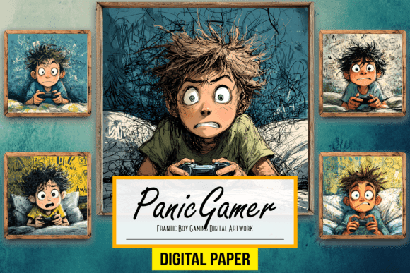 Frantic Boy Gaming Digital Backdrop Arts: Capturing Creative Energy