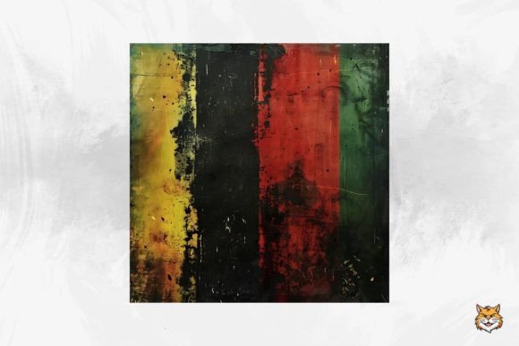 Juneteenth Distressed Grunge Texture: Bold, Authentic Design Assets