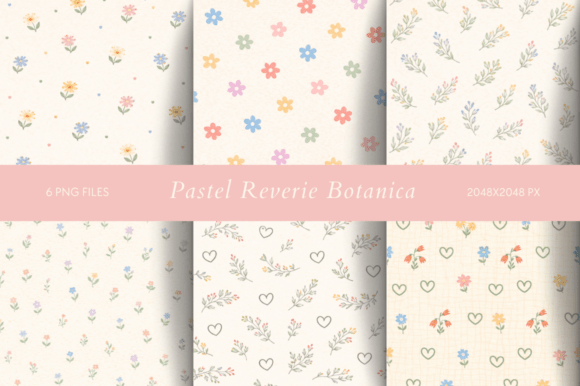 Pastel Reverie Botanica: A Soft Touch for Modern Branding