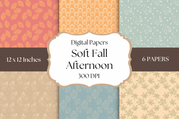 Soft Fall Afternoon Digital Papers: A Cozy Design Foundation