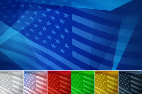 USA Independence Day Abstract Background: Beyond the Basic Flag