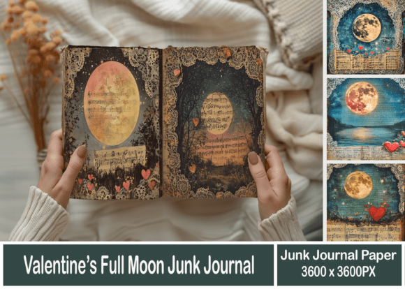 Valentine’s Full Moon Junk Journal: A Creative’s Guide